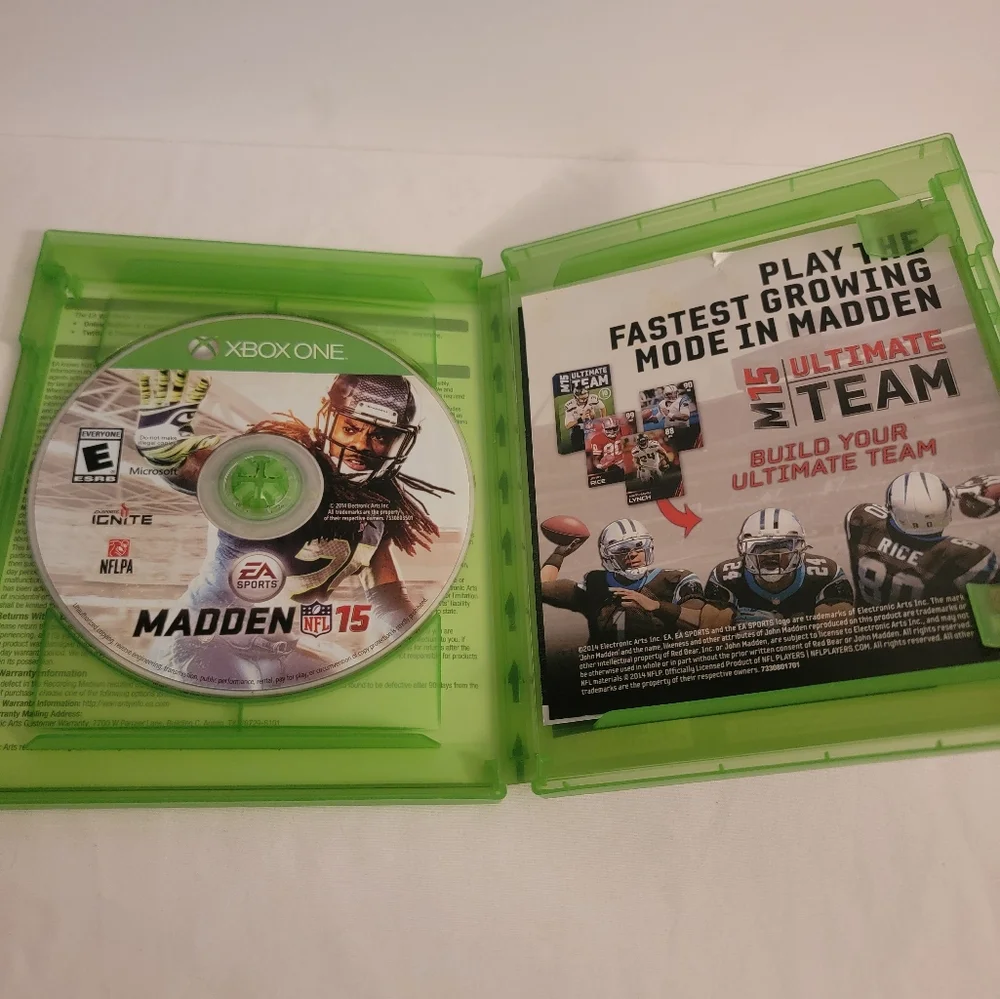 Madden NFL 15 (Microsoft Xbox One, 2014) TESTED